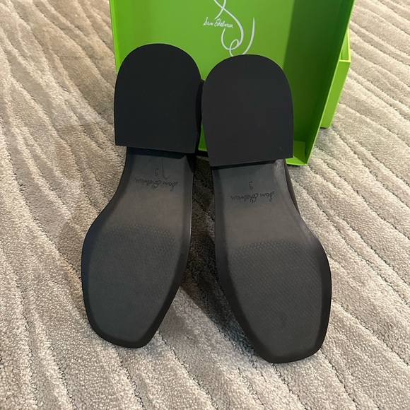 NWT! Sam Edelman Thelma Black Leather Ankle Boot - Size 9 - Picture 4 of 6